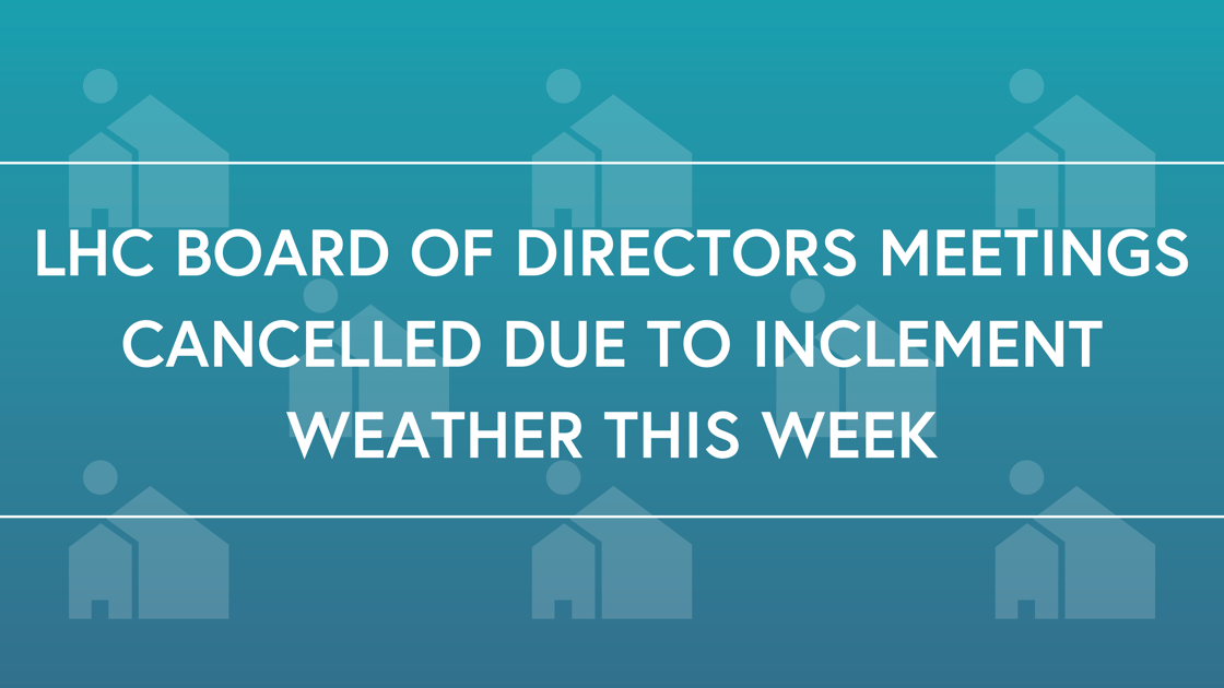 Board Meetings Cancelled 