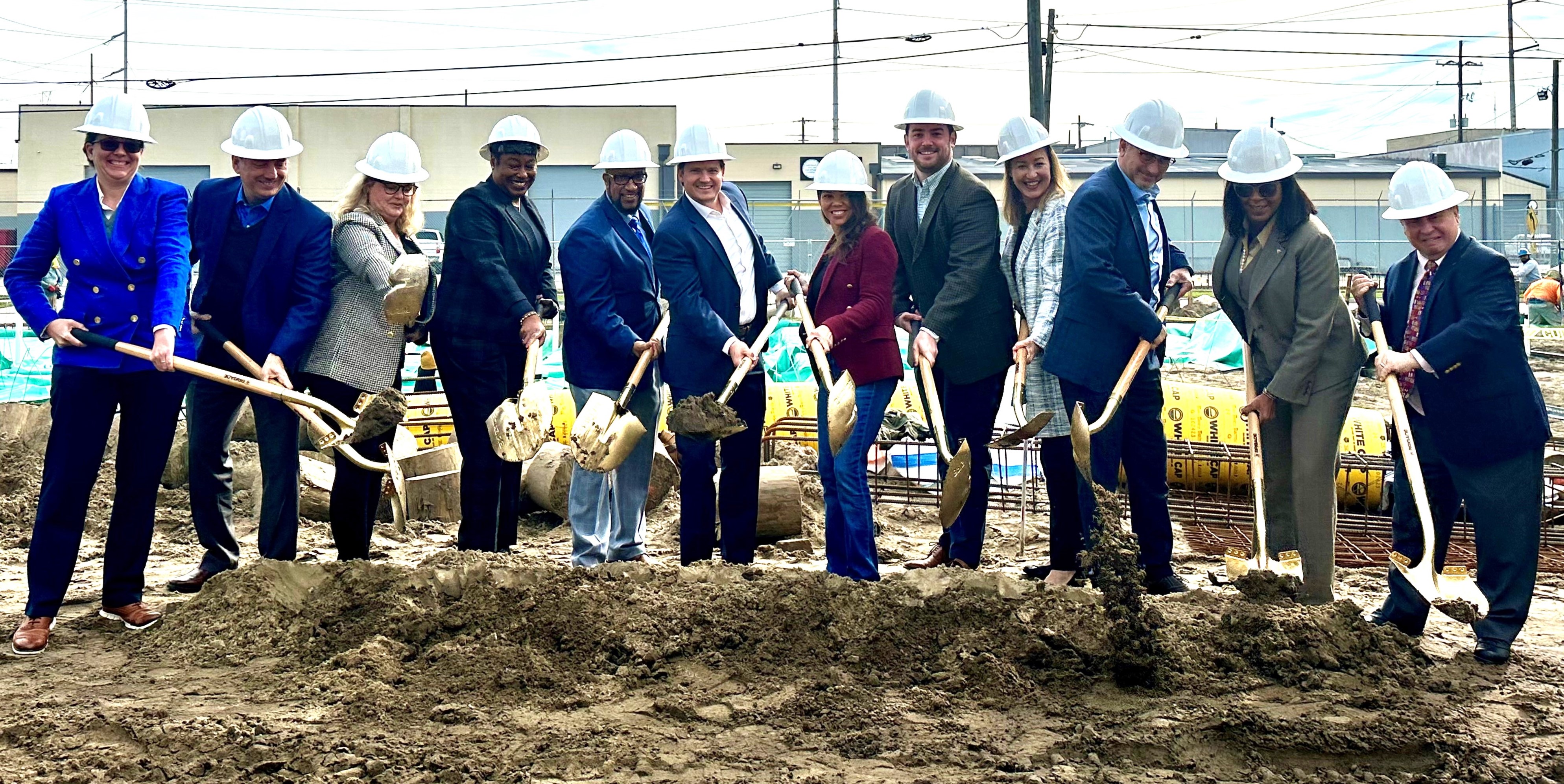 Celeste Landing Groundbreaking all participants