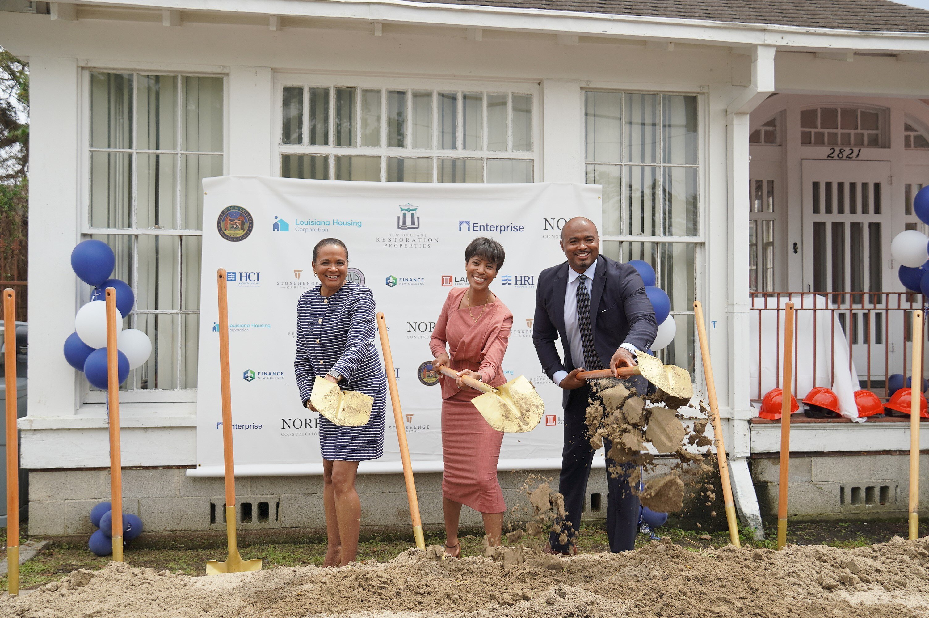 Groundbreaking for Hollygrove Affordable Housing Project by LHC and ...