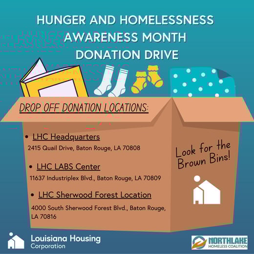 HUNGER AND HOMELESSNESS AWARENESS MONTH DONATION DRIVE (2)