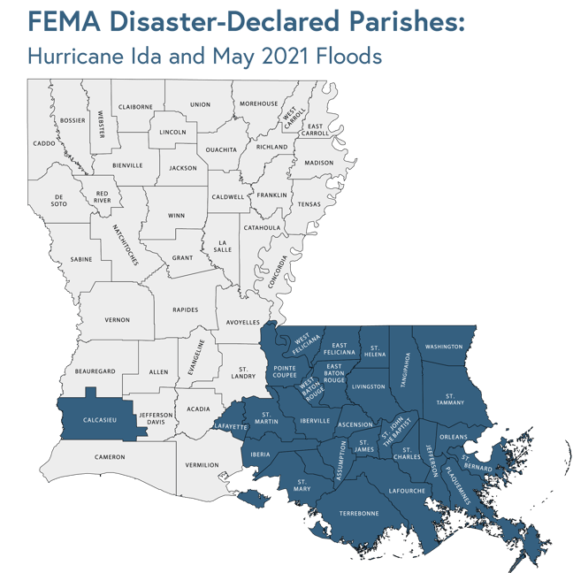 LHC-FEMA-declared-parishes-Ida-Flood_c