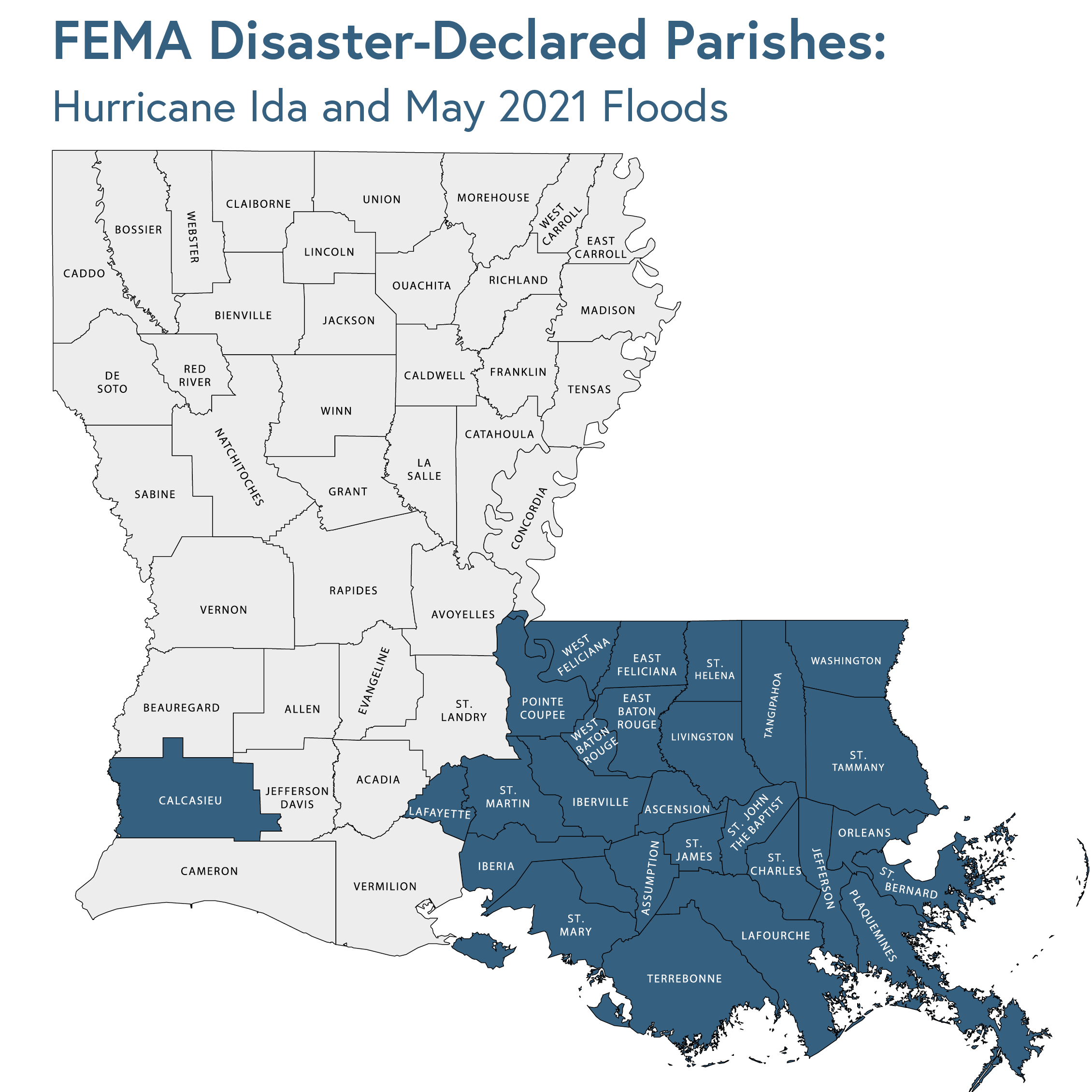 LHC-FEMA-declared-parishes-Ida-Flood_c
