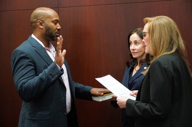 Swearing in April 2025