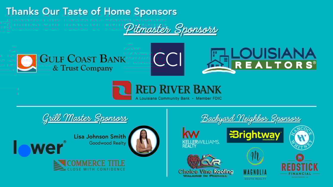 Thank you to Taste of Home Sponsors  (2)