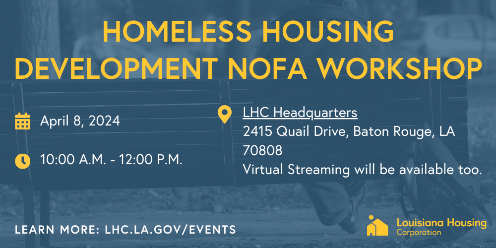 USE THIS ONE HOMELESS HOUSING DEVELOPMENT NOFA WORKSHOP