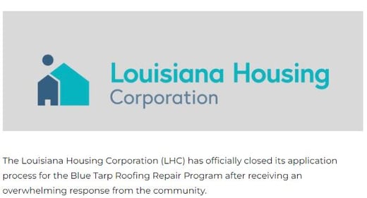 blue tarp in the news